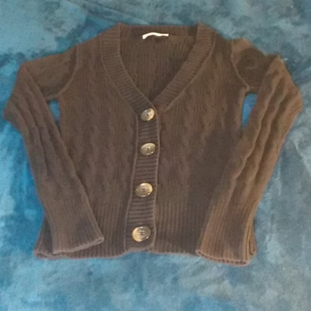 Cable knit sweater